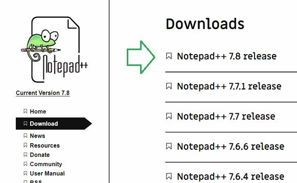скачать последнюю версию notepad++